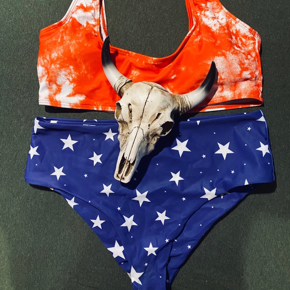 Tie Dye and Stars Bikini
